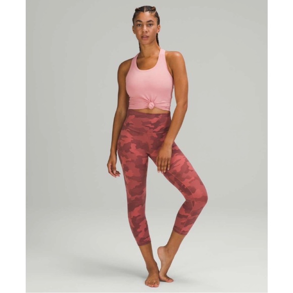 lululemon athletica Pants - Lululemon Align Crop *21" in Heritage 365 Camo Brier Rose Multi